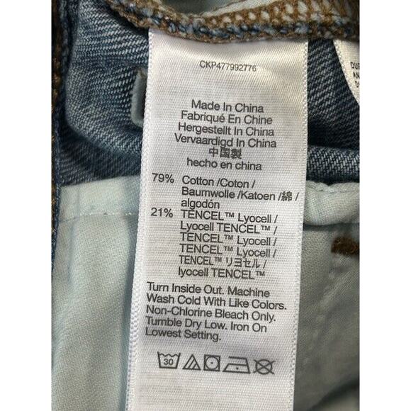 Madewell The Harlow Shorts Medium Wash Denim Jean Pleated Front Blue Size 31 NEW - Picture 7 of 8